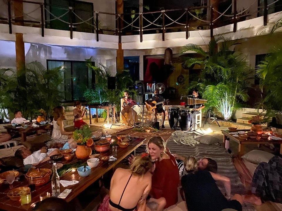 La Posada Del Agua Y Fuego Chemuyil Eksteriør billede